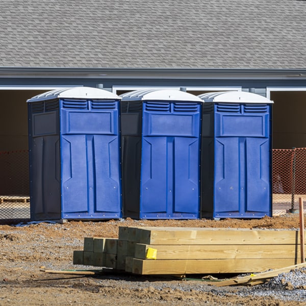 what is the cost difference between standard and deluxe portable restroom rentals in Haydenville OH